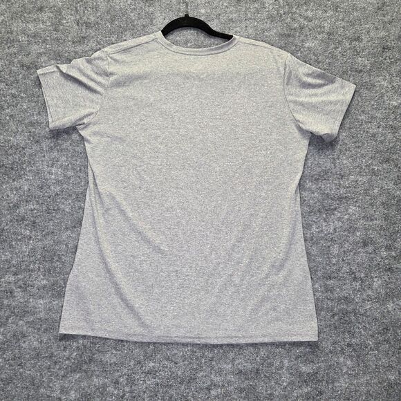 Nike Shirt Womens Extra Large Gray Swoosh Dri-Fit Athletic Training Tee - Picture 2 of 8
